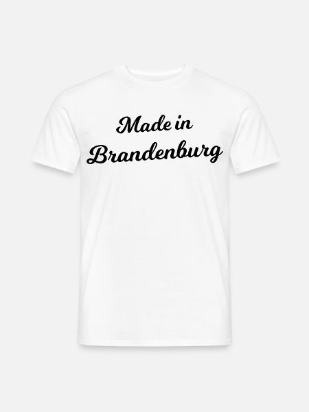 Brandenburg und Berlin - Männer T-Shirt - Weiß