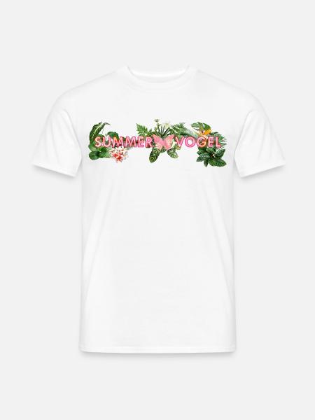 Summervogel - Männer T-Shirt - Weiß