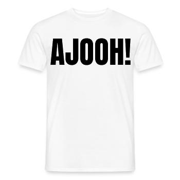 Ajooh - Men's T-Shirt - white - Front - AI Model Male 178 dark (178cm)