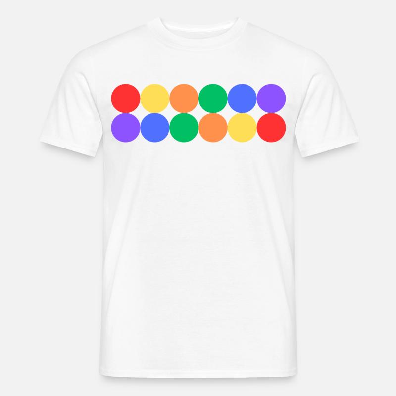 Rainbow Pride - Männer T-Shirt - Weiß