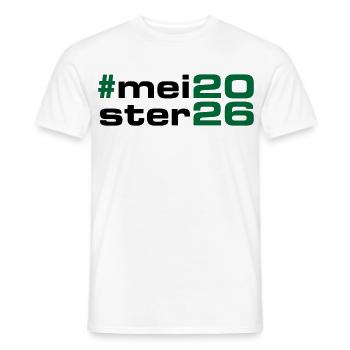 Meister 2026 Meisterschaft - Männer T-Shirt - Weiß - Vorne - AI Model Male 178 dark (178cm)
