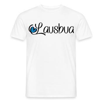 Lausbua - Männer T-Shirt - Weiß - Vorne - AI Model Male 178 dark (178cm)