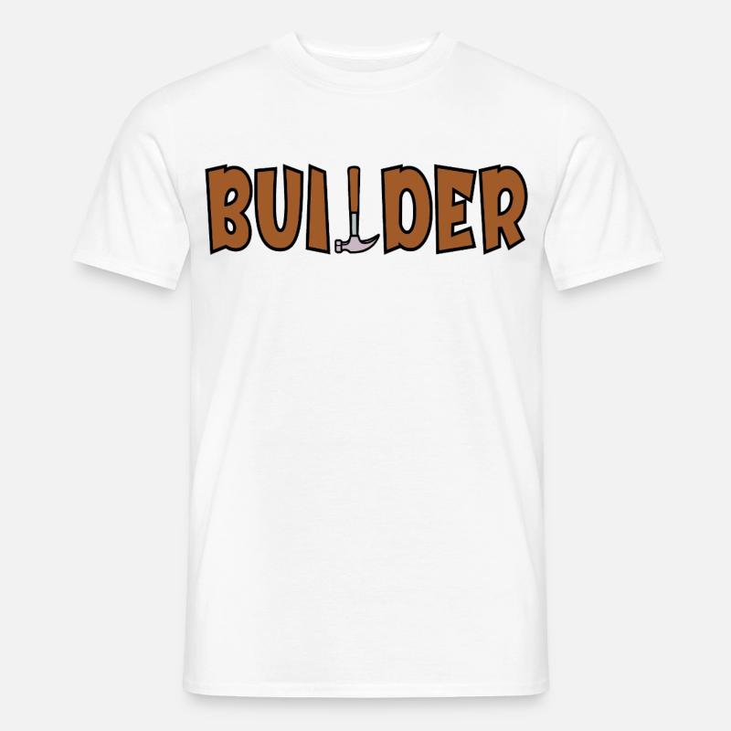 Craftsman Dad Builder - Men's T-Shirt - white