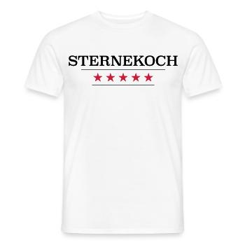 Sternekoch - Männer T-Shirt - Weiß - Vorne - AI Model Male 178 dark (178cm)