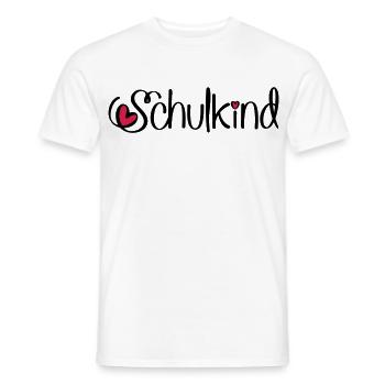 Schulkind - Männer T-Shirt - Weiß - Vorne - AI Model Male 178 dark (178cm)