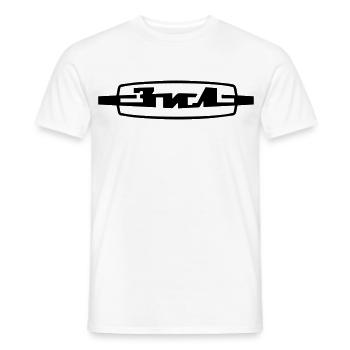 ZIL - Männer T-Shirt - Weiß - Vorne - AI Model Male 178 dark (178cm)
