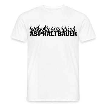 Asphaltbauer 2 - Männer T-Shirt - Weiß - Vorne - AI Model Male 178 dark (178cm)