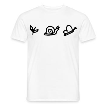 cute - T-shirt homme - blanc - Devant - AI Model Male 178 dark (178cm)