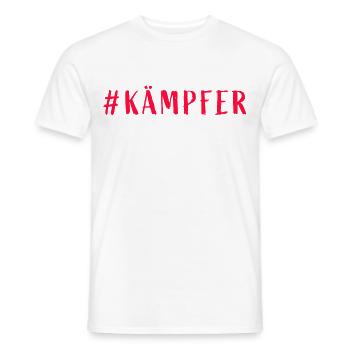 Combattant - Porte-bonheur - Vous pouvez le faire ! - T-shirt homme - blanc - Devant - AI Model Male 178 dark (178cm)