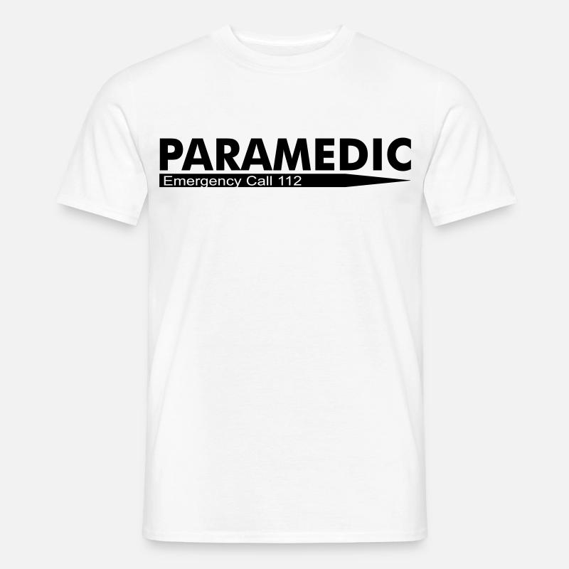 Paramedic Emergency Call 112 - Männer T-Shirt - Weiß
