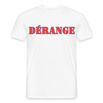 Mind - Men's T-Shirt - white - Front - AI Model Male 178 dark (178cm)