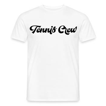 Tennis Player - Men's T-Shirt - white - Front - AI Model Male 178 dark (178cm)