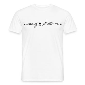 Joyeux Noël - T-shirt homme - blanc - Devant - AI Model Male 178 dark (178cm)