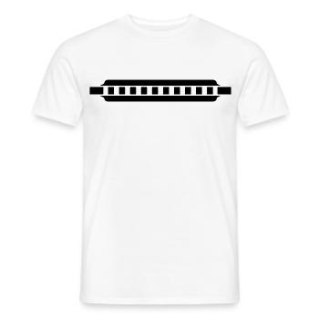 Bluesharp - T-shirt homme - blanc - Devant - AI Model Male 178 dark (178cm)