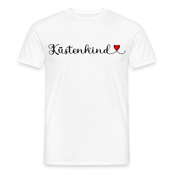 Küstenkind - Strand und Meer - Männer T-Shirt - Weiß - Vorne - AI Model Male 178 dark (178cm)