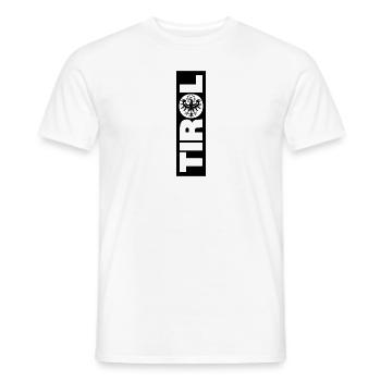 Armoiries du Tyrol Dialecte Aigle Cadeau - T-shirt homme - blanc - Devant - AI Model Male 178 dark (178cm)