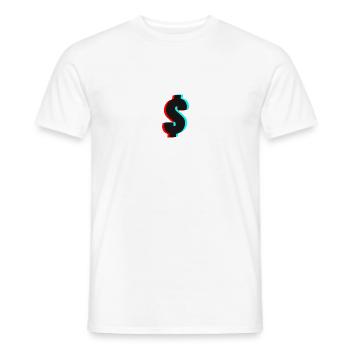 Dollar - Männer T-Shirt - Weiß - Vorne - AI Model Male 178 dark (178cm)