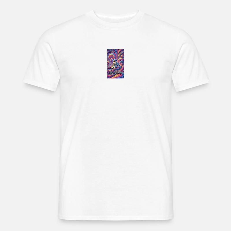 Belgrad Serbien Panorama Design - Männer T-Shirt - Weiß