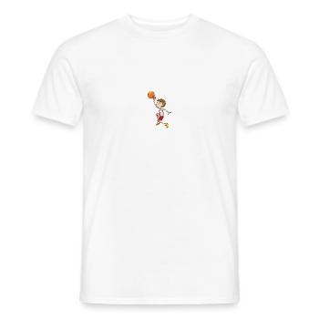 Ballsport - Männer T-Shirt - Weiß - Vorne - AI Model Male 178 dark (178cm)