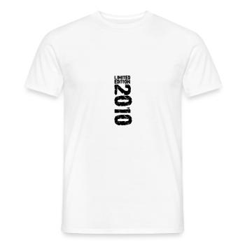 limited edition 2010 - Männer T-Shirt - Weiß - Vorne - AI Model Male 178 dark (178cm)