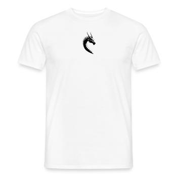 Long - Dragon chinois - T-shirt homme - blanc - Devant - AI Model Male 178 dark (178cm)