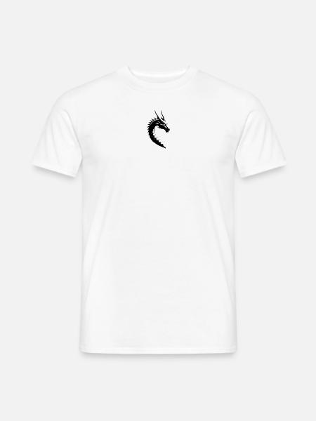 Long - Chinesischer Drache - Männer T-Shirt - Weiß