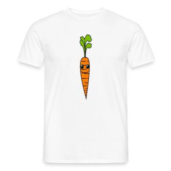 Carotte Carotte Jardin Légume Drôle Hobby Jardinier - T-shirt homme - blanc - Devant - AI Model Male 178 dark (178cm)