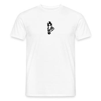 Künstliche Intelligenz - Männer T-Shirt - Weiß - Vorne - AI Model Male 178 dark (178cm)
