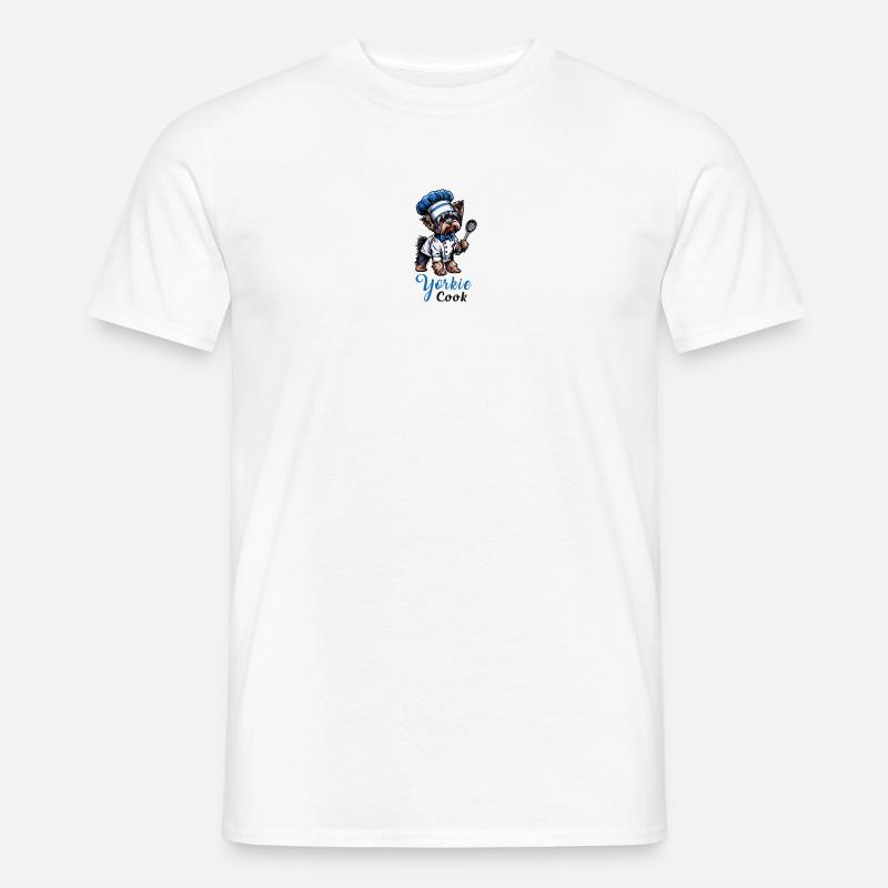 Yorkshire Terrier Koch - Männer T-Shirt - Weiß