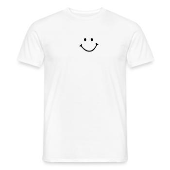 smile - T-shirt homme - blanc - Devant - AI Model Male 178 dark (178cm)