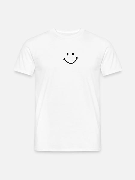 smile - T-shirt homme - blanc