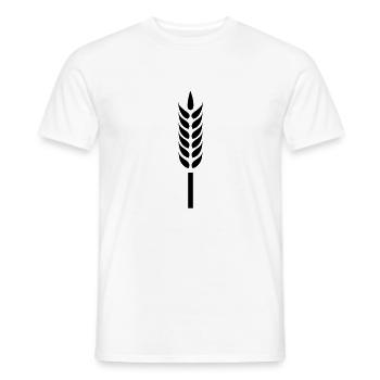 Ähre - Männer T-Shirt - Weiß - Vorne - AI Model Male 178 dark (178cm)