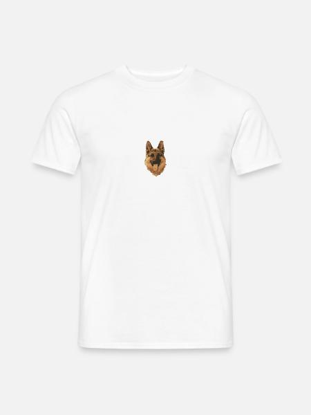 Hund - Männer T-Shirt - Weiß