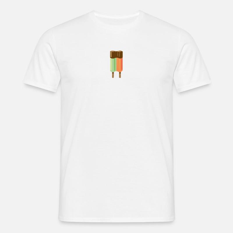 Ispinde - T-shirt til herrer - hvid