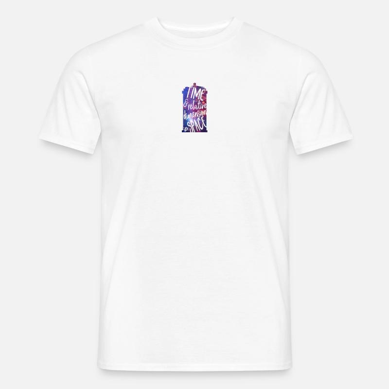Time and Relative Dimension in Space - Männer T-Shirt - Weiß