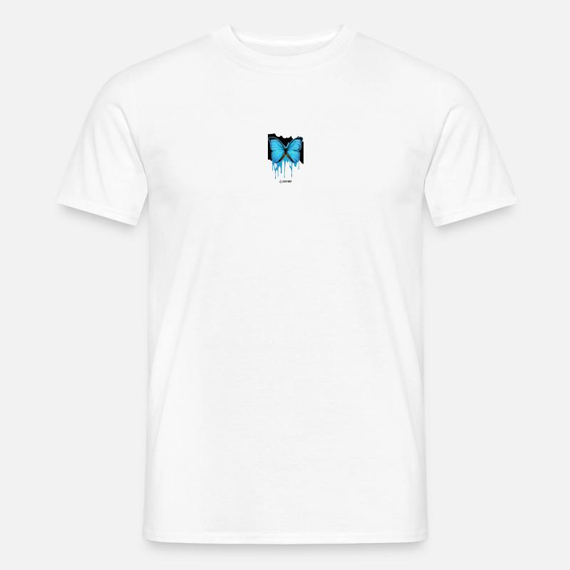 Butterfly Effect - CaseyDrip - Männer T-Shirt - Weiß
