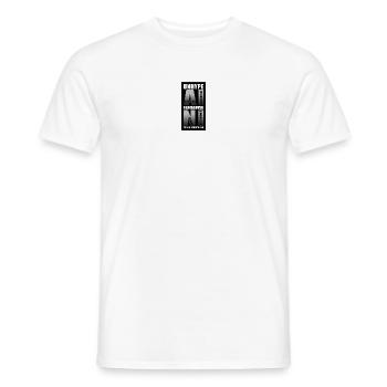 Unhype AI Rediscover NI - Männer T-Shirt - Weiß - Vorne - AI Model Male 178 dark (178cm)