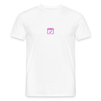 SAVE THE DATE - Men's T-Shirt - white - Front - AI Model Male 178 dark (178cm)