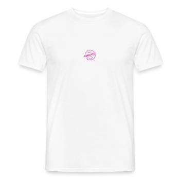 Quality Statement Tee - Men's T-Shirt - white - Front - AI Model Male 178 dark (178cm)