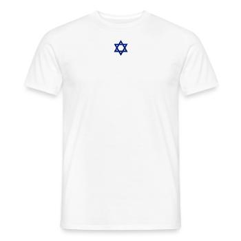 Israel - Men's T-Shirt - white - Front - AI Model Male 178 dark (178cm)