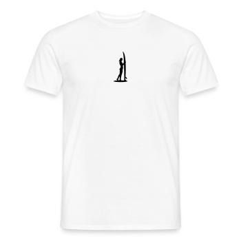 Surfing - Männer T-Shirt - Weiß - Vorne - AI Model Male 178 dark (178cm)