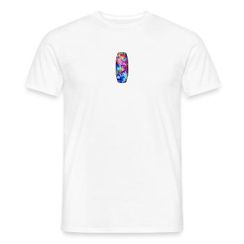 Surfboard, Water Sports, Wakeboard, Surfing, Waterskiing - Men's T-Shirt - white - Front - AI Model Male 178 dark (178cm)