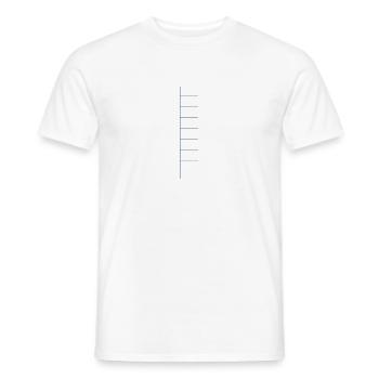 Pale - ladder - Men's T-Shirt - white - Front - AI Model Male 178 dark (178cm)