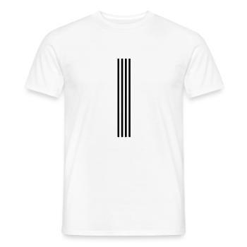 skidmarks - Men's T-Shirt - white - Front - AI Model Male 178 dark (178cm)