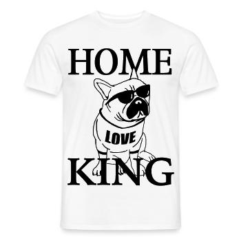 Dog Mom | Cute Dog Lover Statement Design - Men's T-Shirt - white - Front - AI Model Male 178 dark (178cm)
