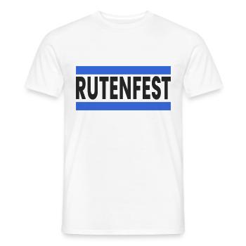 Rutenfest Ravensburg - Männer T-Shirt - Weiß - Vorne - AI Model Male 178 dark (178cm)