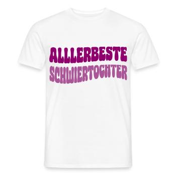Best daughter-in-law - Men's T-Shirt - white - Front - AI Model Male 178 dark (178cm)