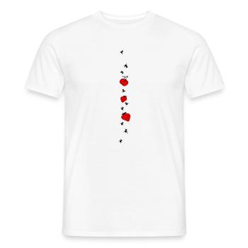 Erdbeeren Obst Ameisen - Männer T-Shirt - Weiß - Vorne - AI Model Male 178 dark (178cm)