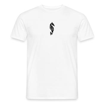 Serpent de mer monstrueux ou vecteur dragon - T-shirt homme - blanc - Devant - AI Model Male 178 dark (178cm)
