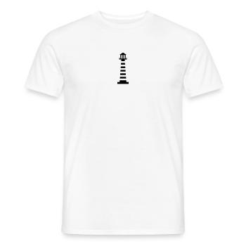 Phare | Nautique | Port | Phare - T-shirt homme - blanc - Devant - AI Model Male 178 dark (178cm)